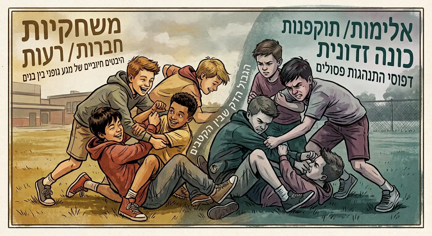 מרביצים או משחקים?